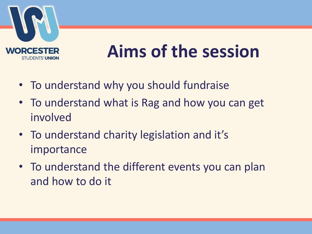 Fundraising for Charity and your Club/Society - ppt download