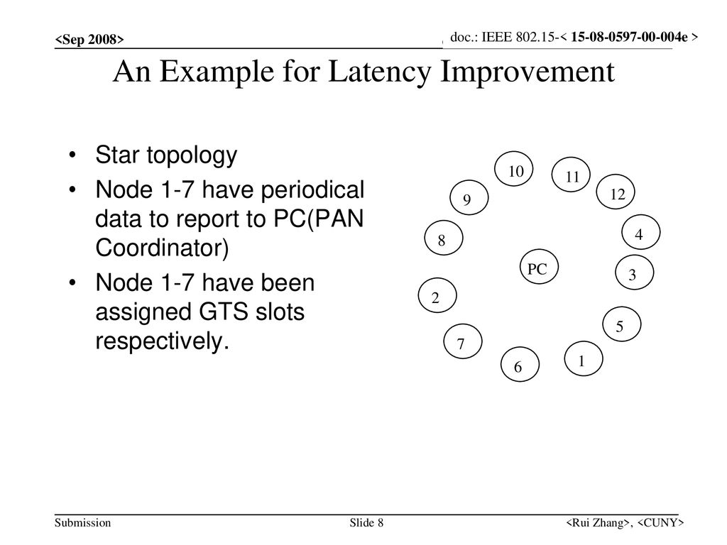 An Example for Latency Improvement