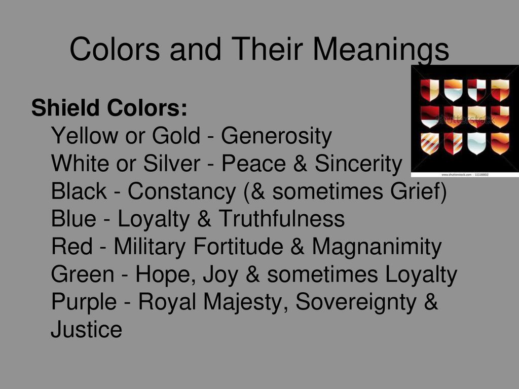 Colors and Their Meanings