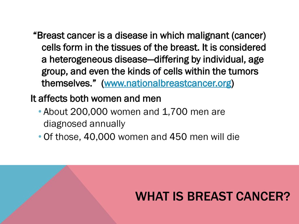 breast cancer heterogeneous disease