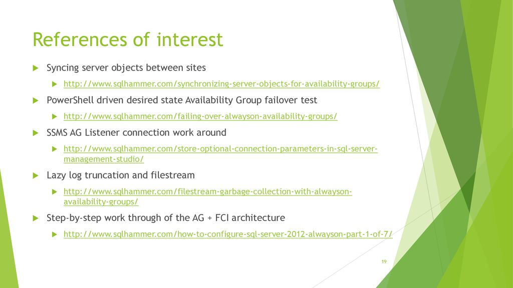 Architecting availability groups ppt download