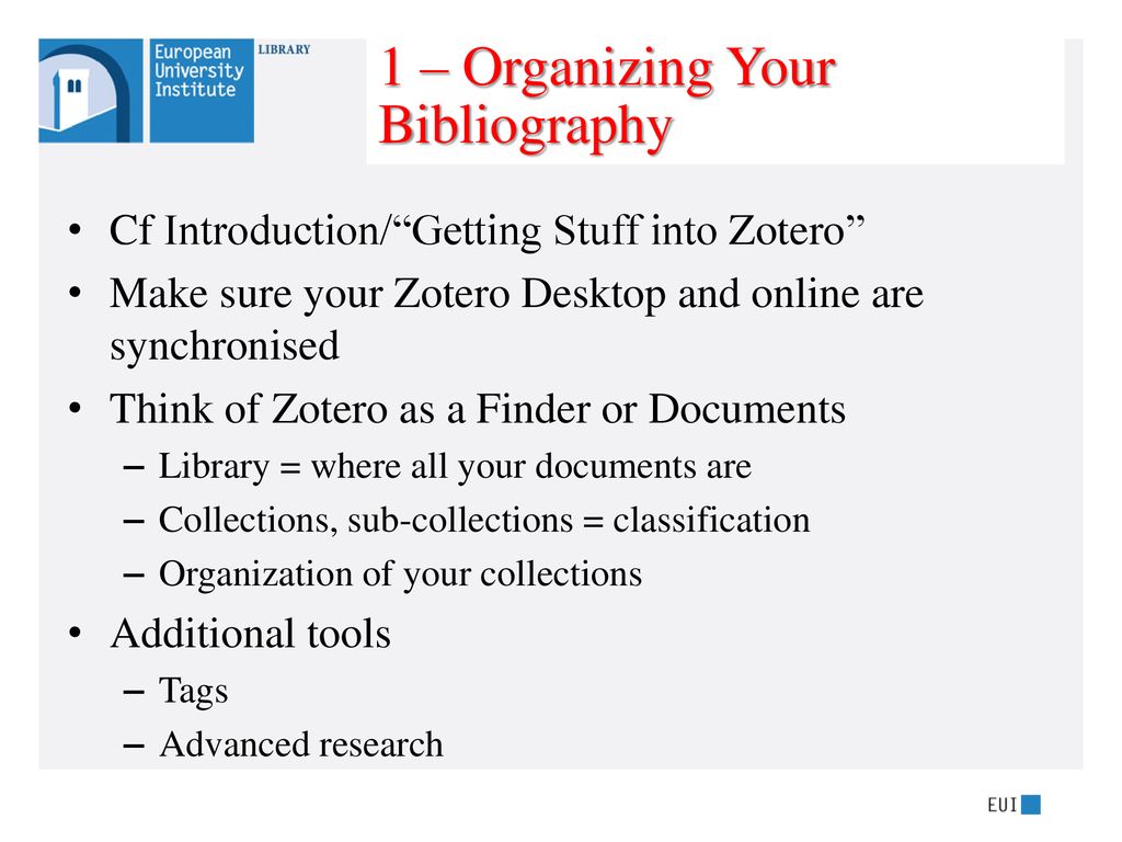 Zotero 5.0 Advanced Session - Ppt Download