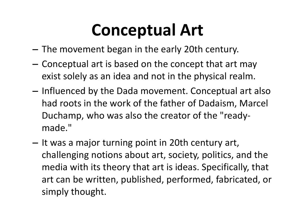 Conceptual Art Slides: # ppt download