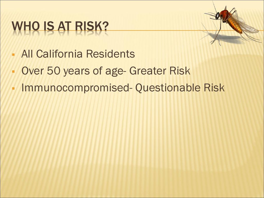 West Nile Virus California’s Risk Presented by: Amanda Billings - ppt