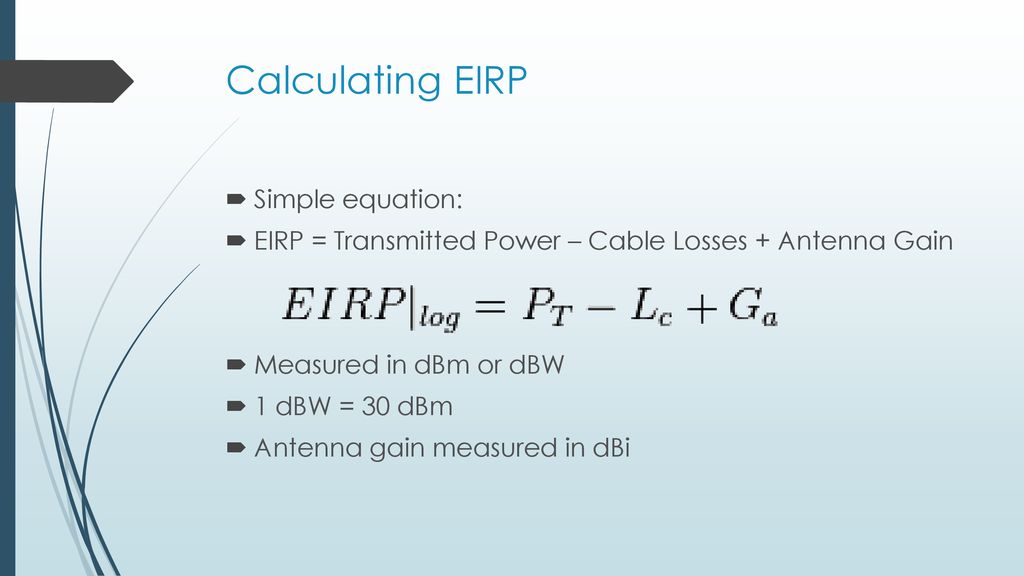 Why do we have EIRP Limits? - ppt download
