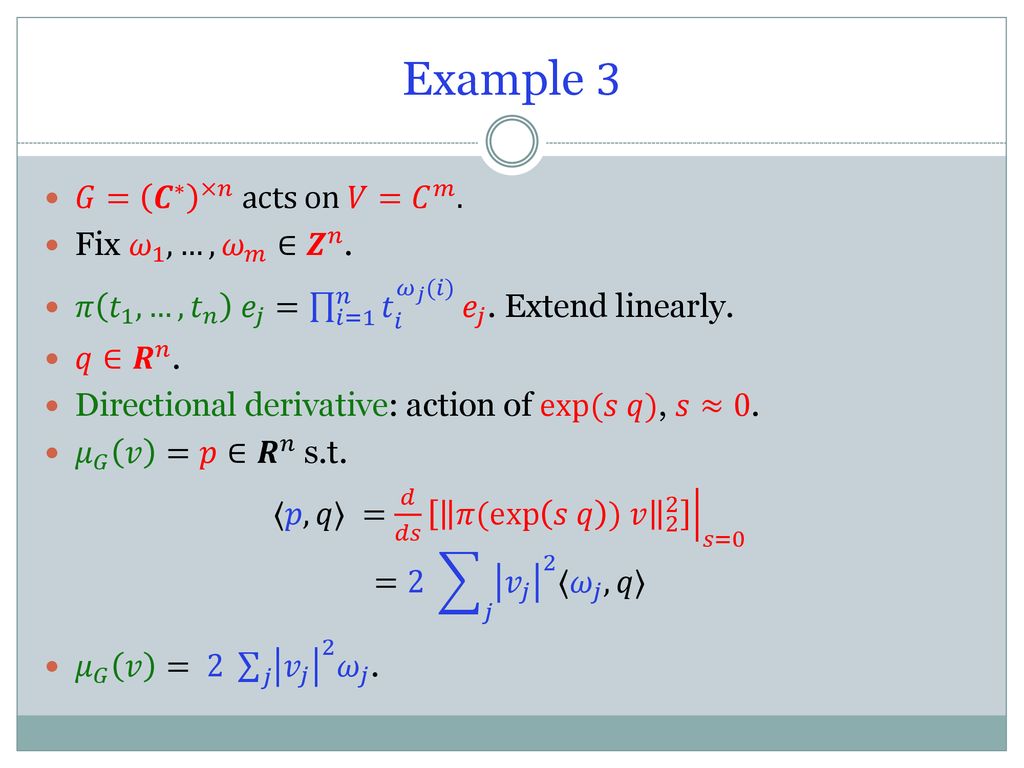 Geometric Invariant Theory 1 Ppt Download