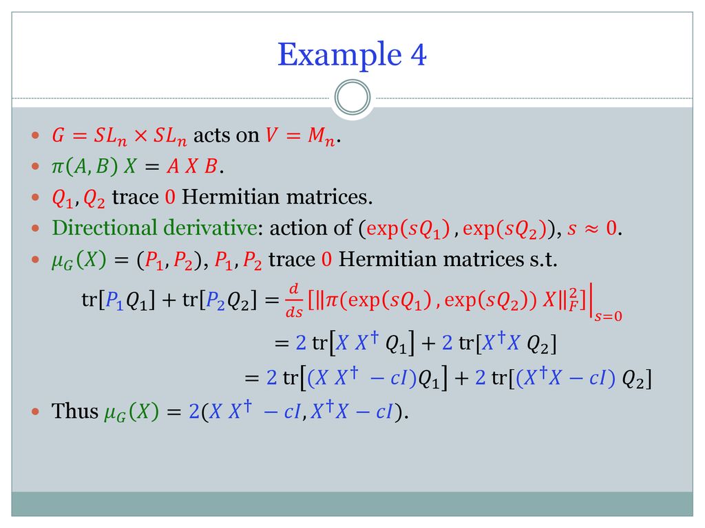 Geometric Invariant Theory 1 Ppt Download