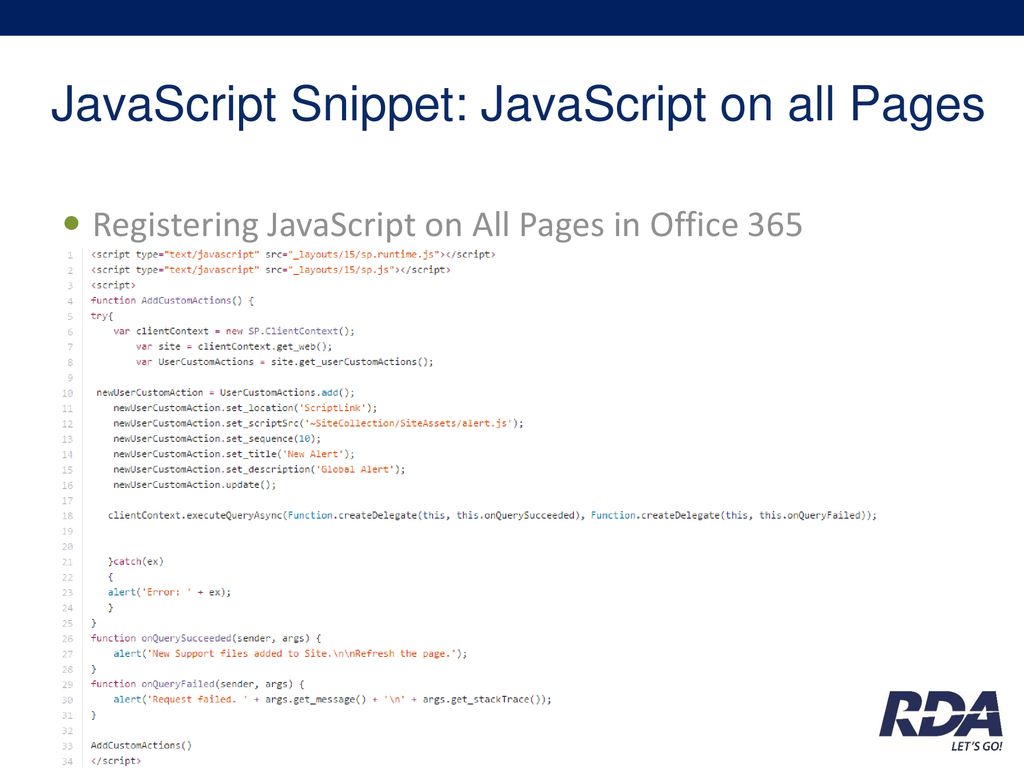 Getting Started With JavaScript Libraries for Office 365 Developers ...