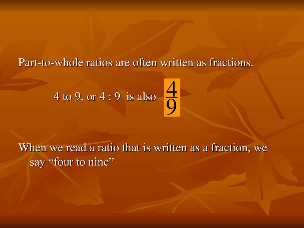 Exploring ratios ppt download