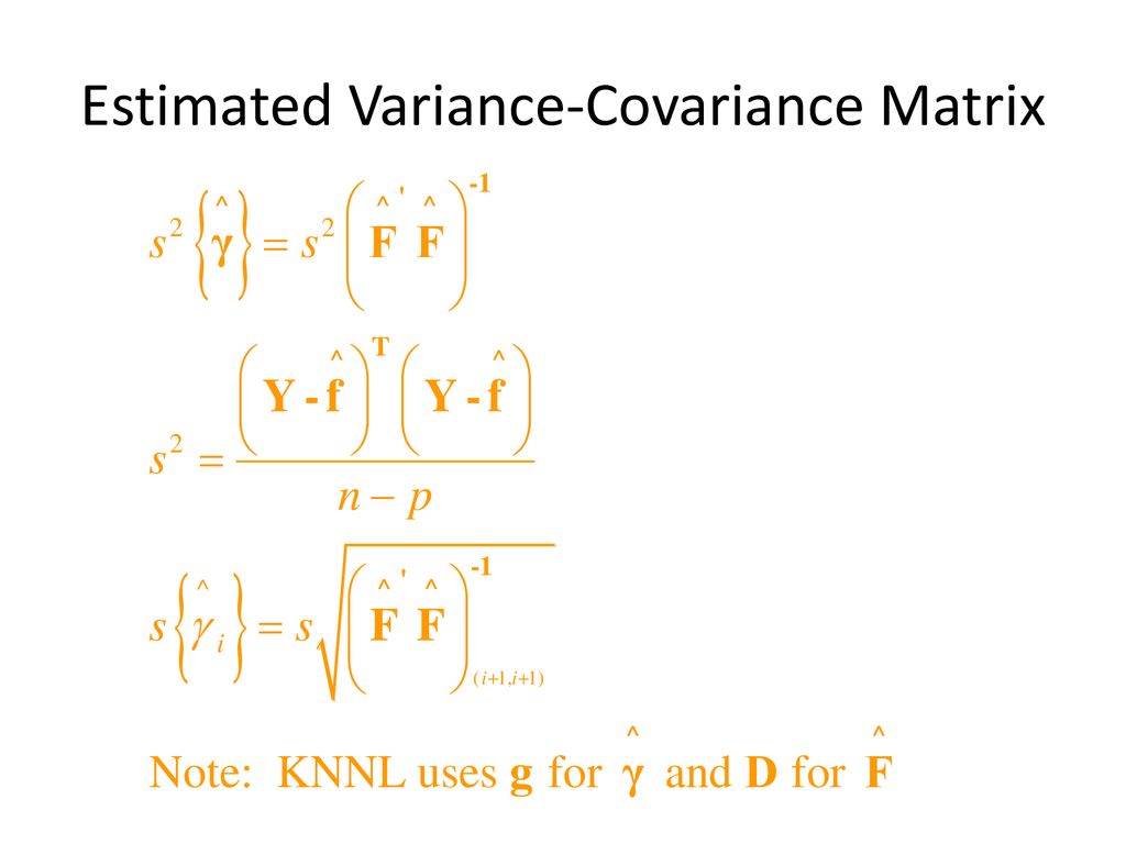 Nonlinear regression knnl chapter ppt download