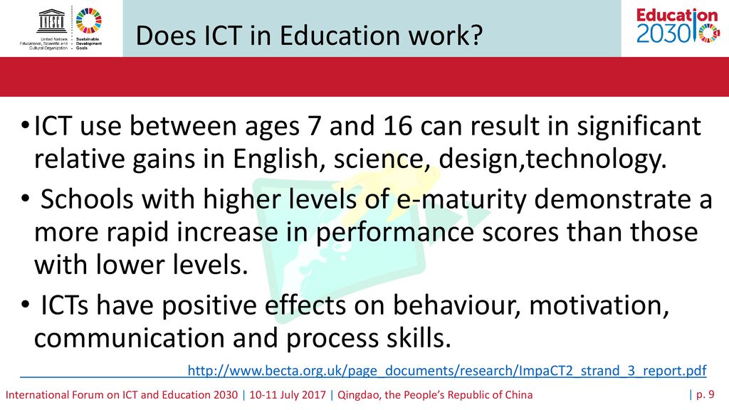 Does ICT in Education work