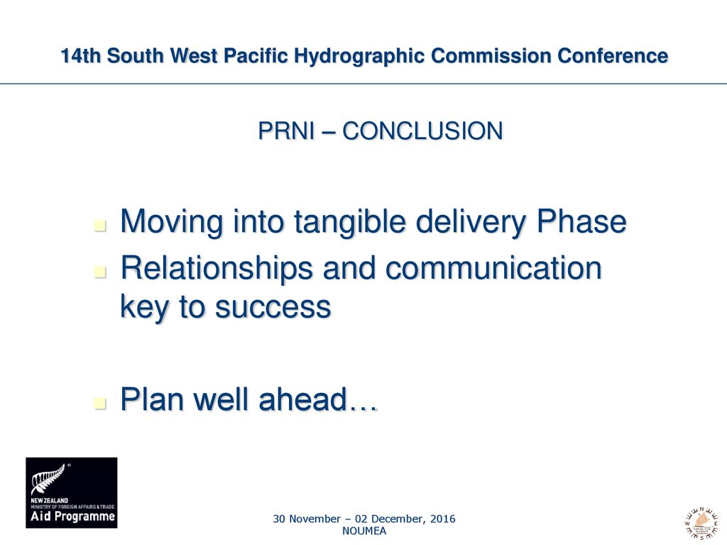 14th South West Pacific Hydrographic Commission Conference