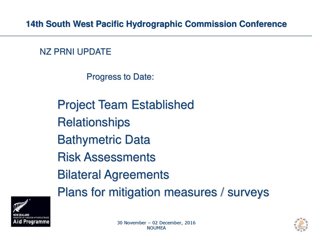 14th South West Pacific Hydrographic Commission Conference
