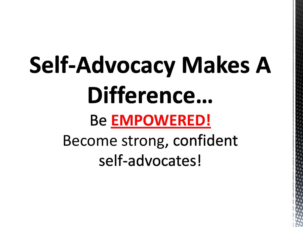 Self-Advocacy In The Observation Cycle - Ppt Download