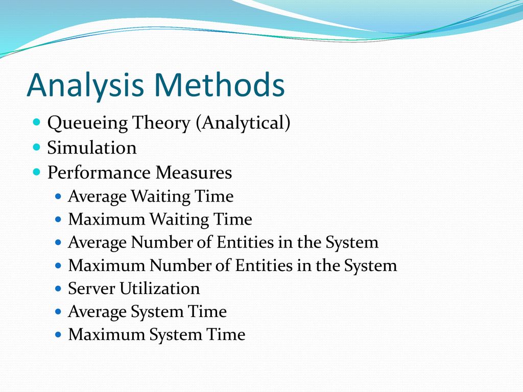SIMULATION EXAMPLES QUEUEING SYSTEMS. - ppt download