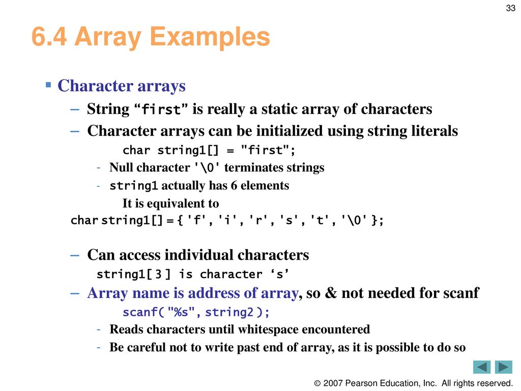 C Arrays. - ppt download