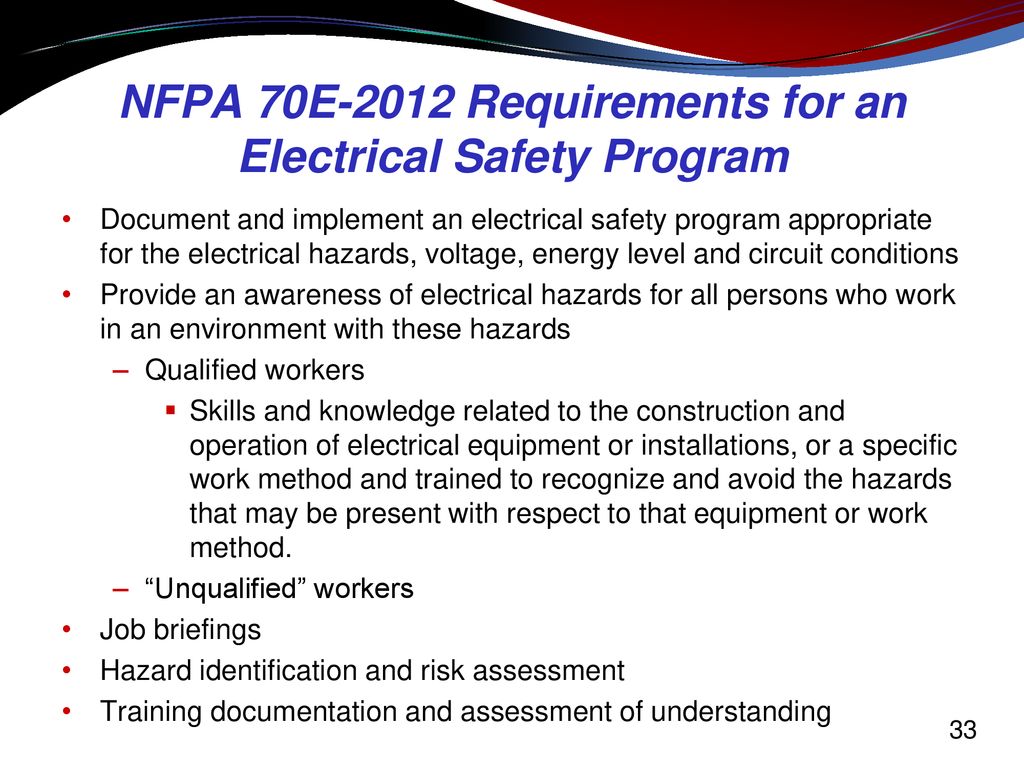 Electrical Hazard Awareness Training for Non-Electrical Workers - ppt ...