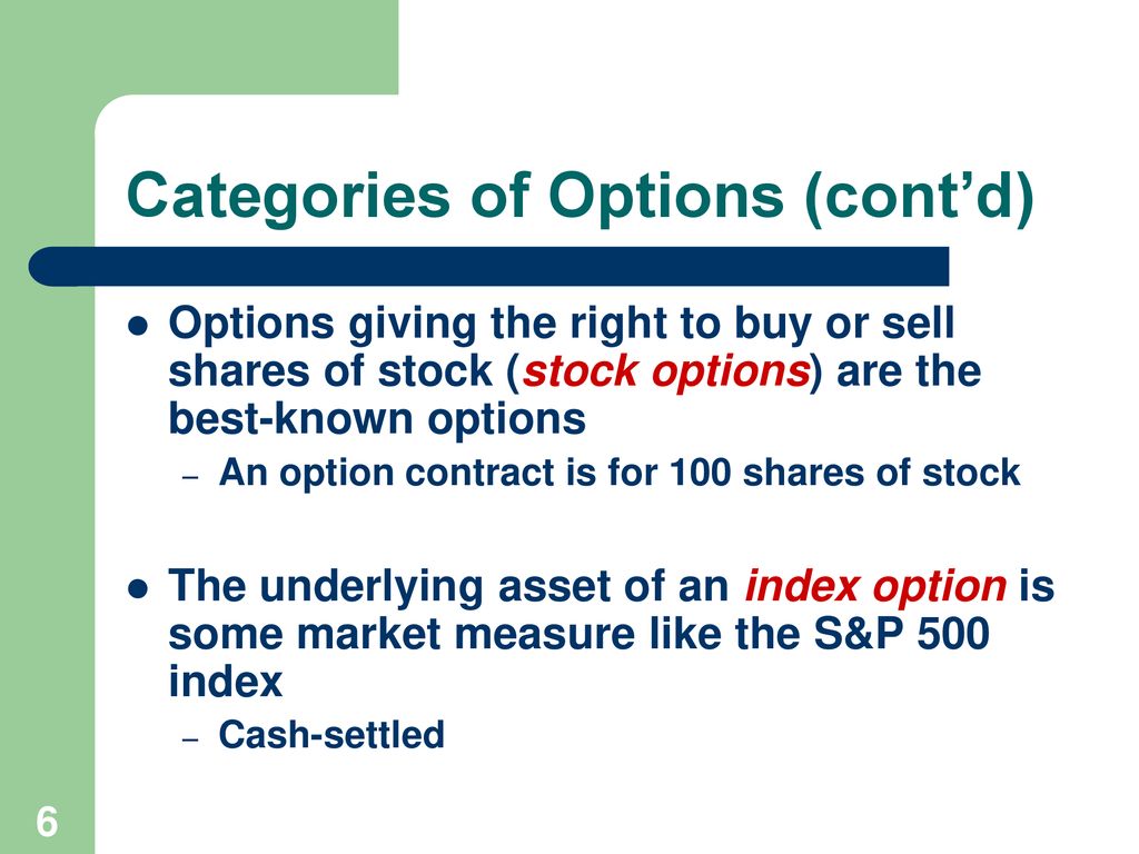 Basic principles of stock options ppt download