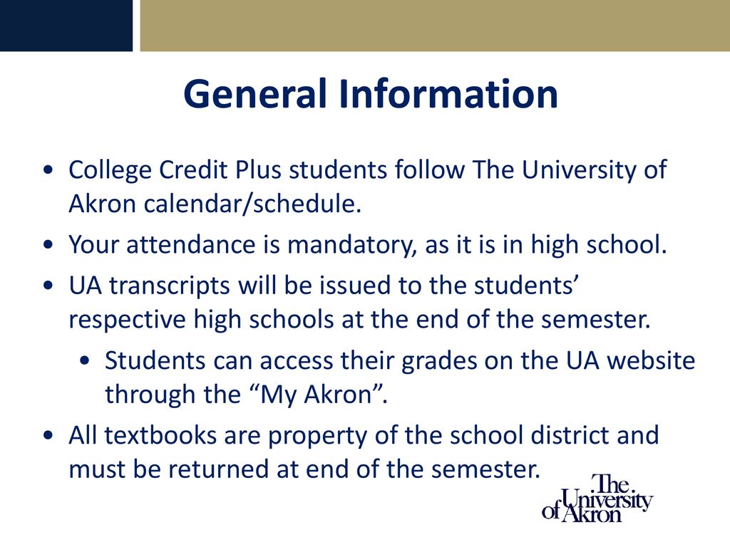 The University of Akron ppt download