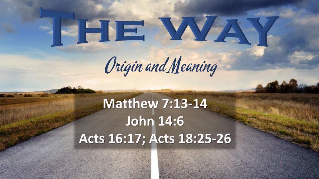 The Way People Of Acts 9 Ppt Download