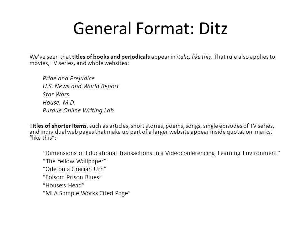 Pride And Prejudice Mla Citation