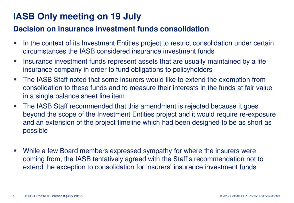 IASB and FASB joint meetings – July 2012 Francesco Nagari 25 July ppt
