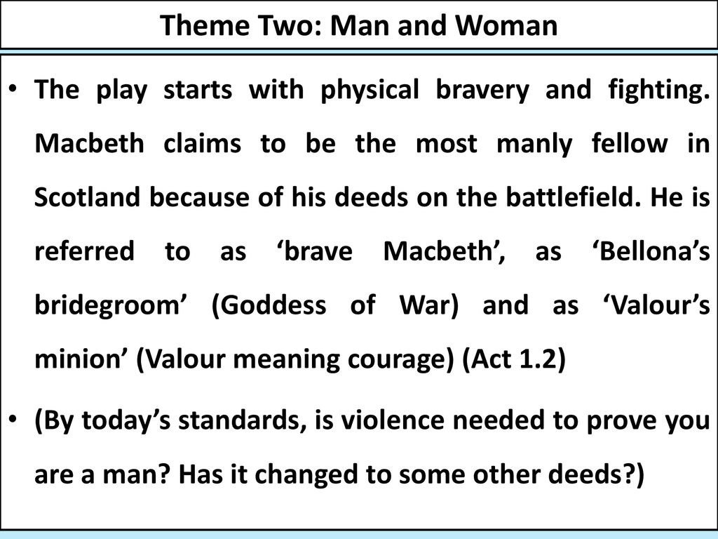 bravery in macbeth essay