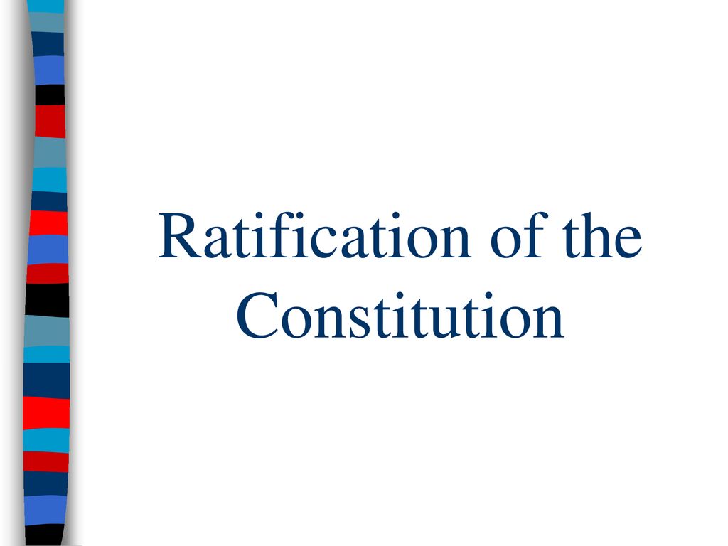 Ideas Of The Constitution - Ppt Download