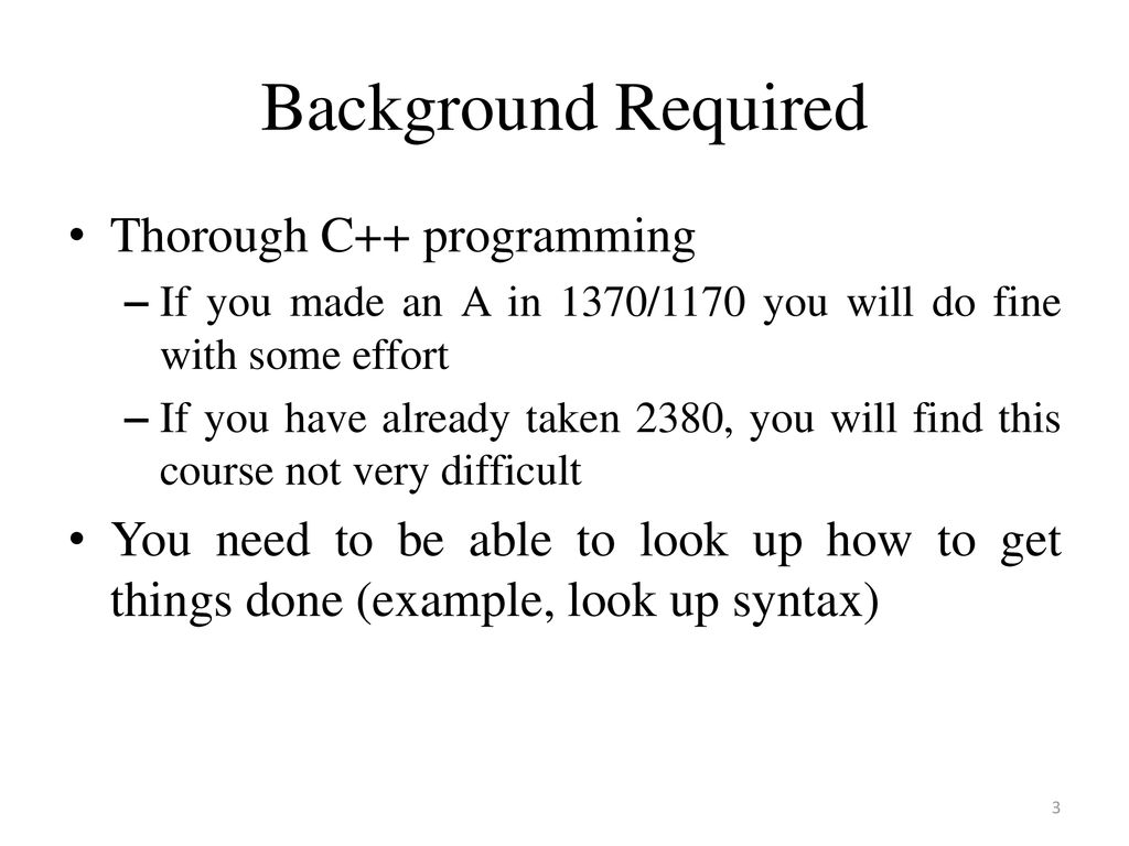 CSCI 3328 Object Oriented Programming in C# Chapter 1: Introduction to ...
