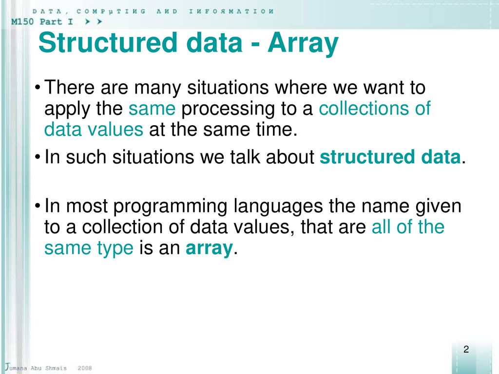 Agenda Unit 8: Programs and Data. - ppt download