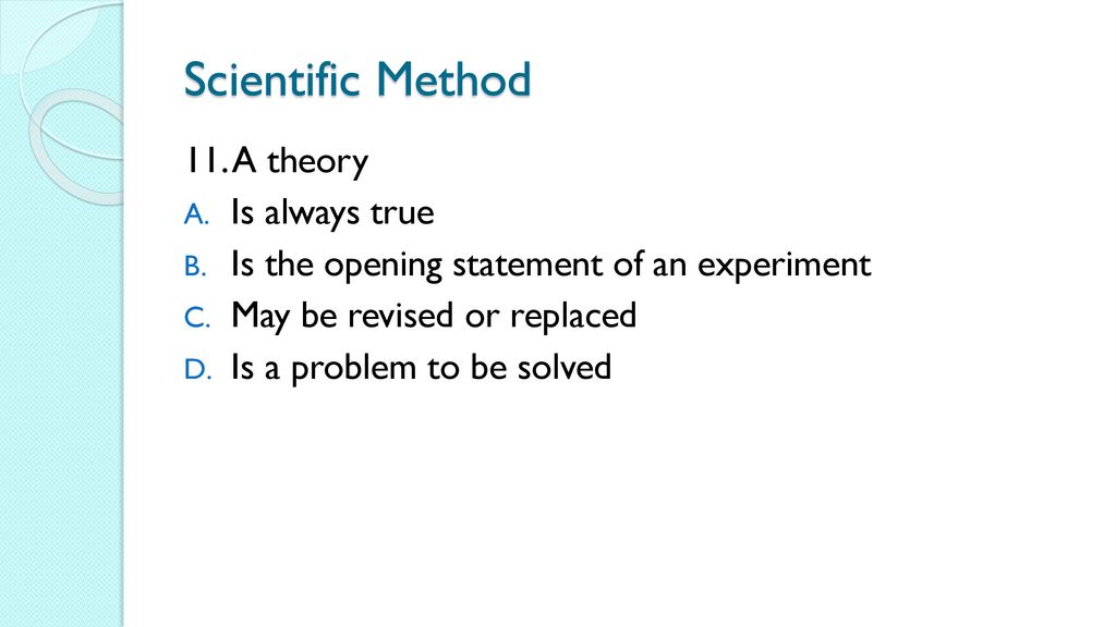 Scientific Method – Review Unit 1 - ppt download