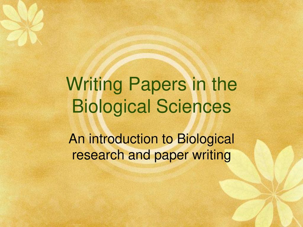 The Labyrinth of Biological Science Papers – A Guide to Navigating the Writing Process The Labyrinth of Biological Science Papers – A Guide to Navigating the Writing Process