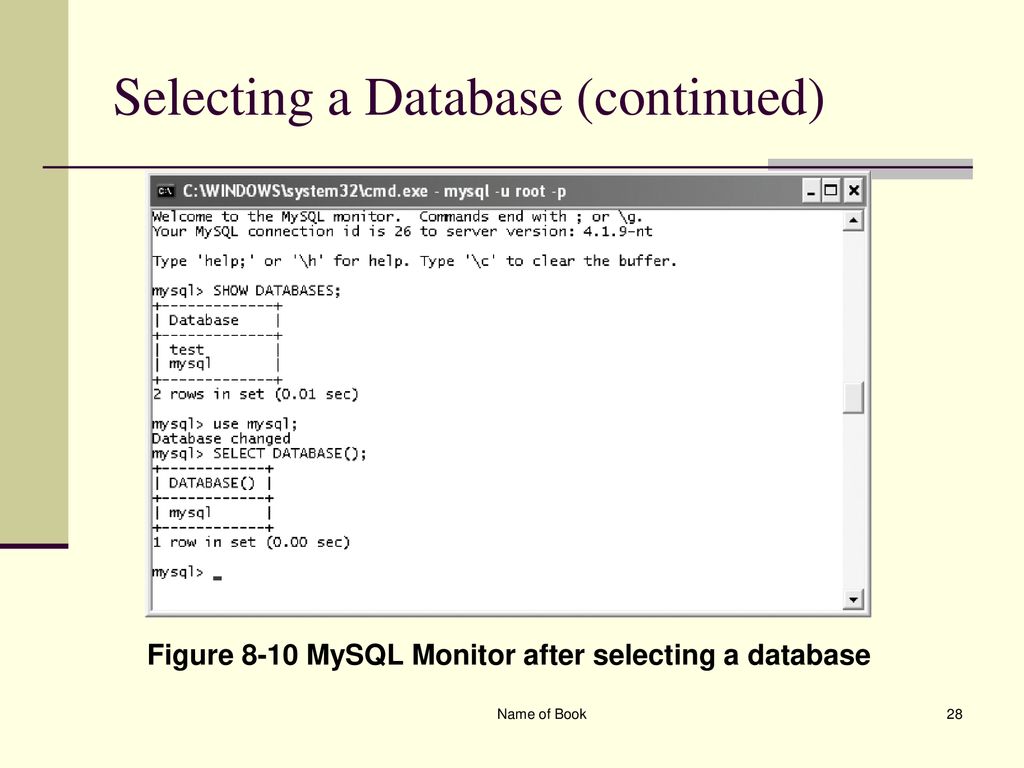 Chapter 8 Working with Databases and MySQL - ppt download