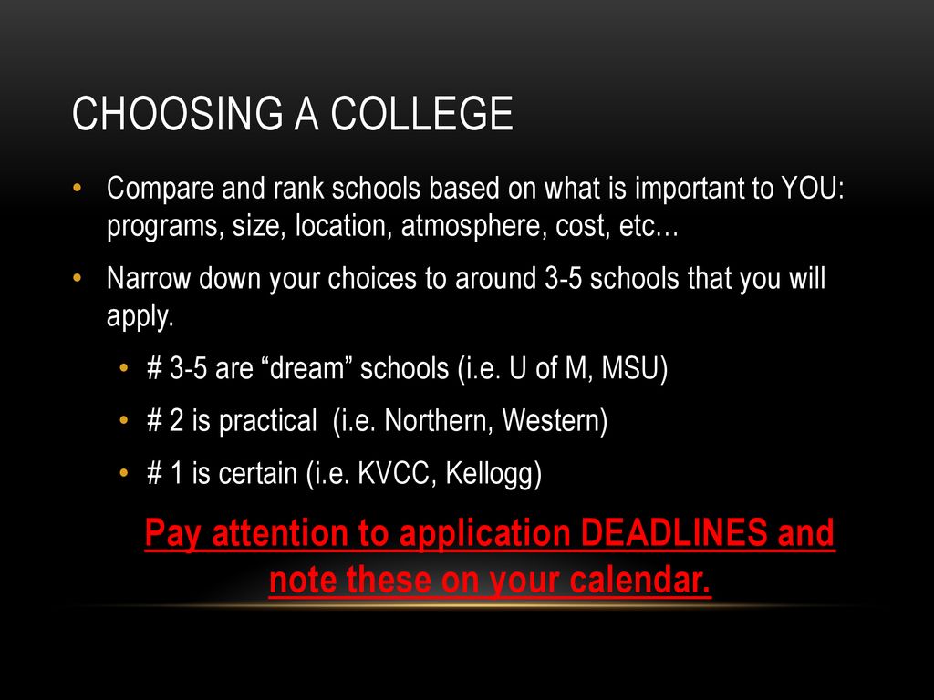 Senior Planning For the Class of ppt download