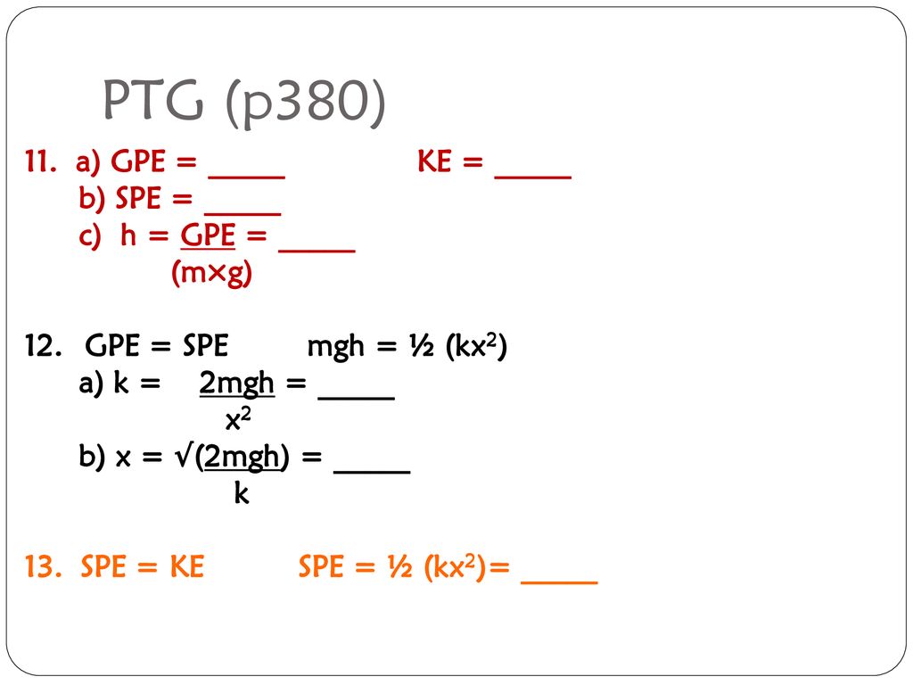 4 3 Spring Potential Energy Ppt Download