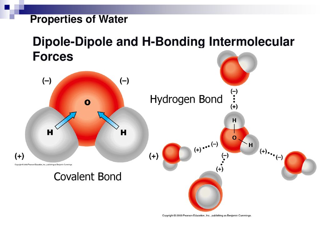 properties-of-water-polar-covalent-bond-unequal-sharing-of-electrons
