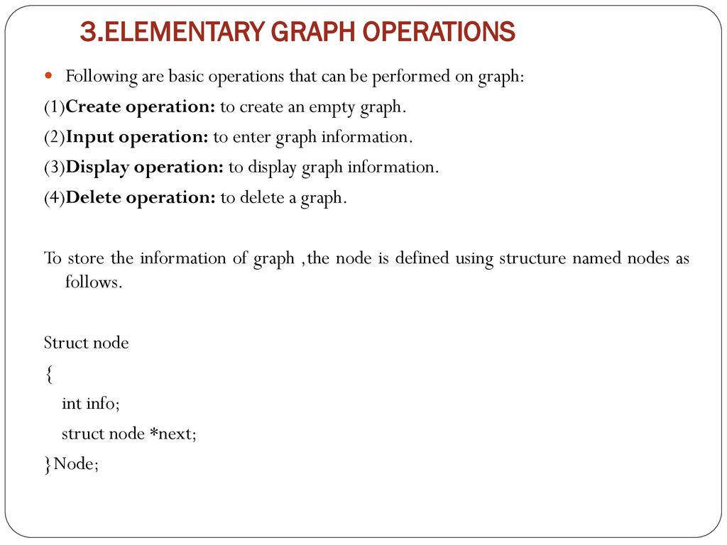 CHP-7 GRAPH. - ppt download