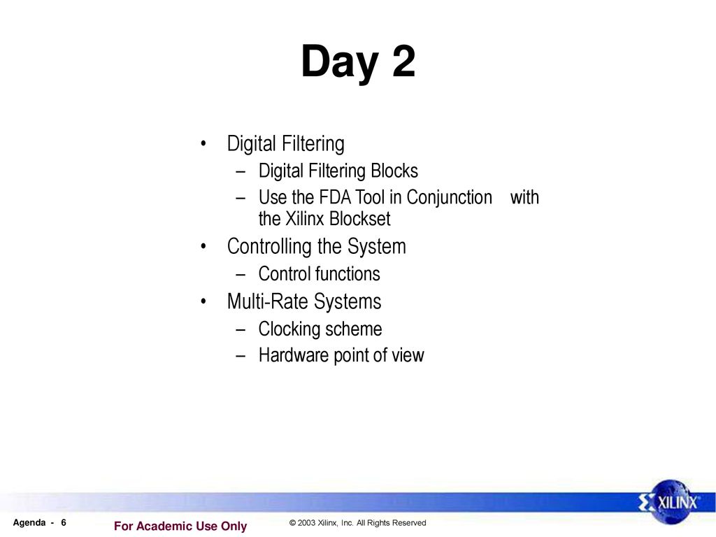 Course agenda dsp design flow ppt download