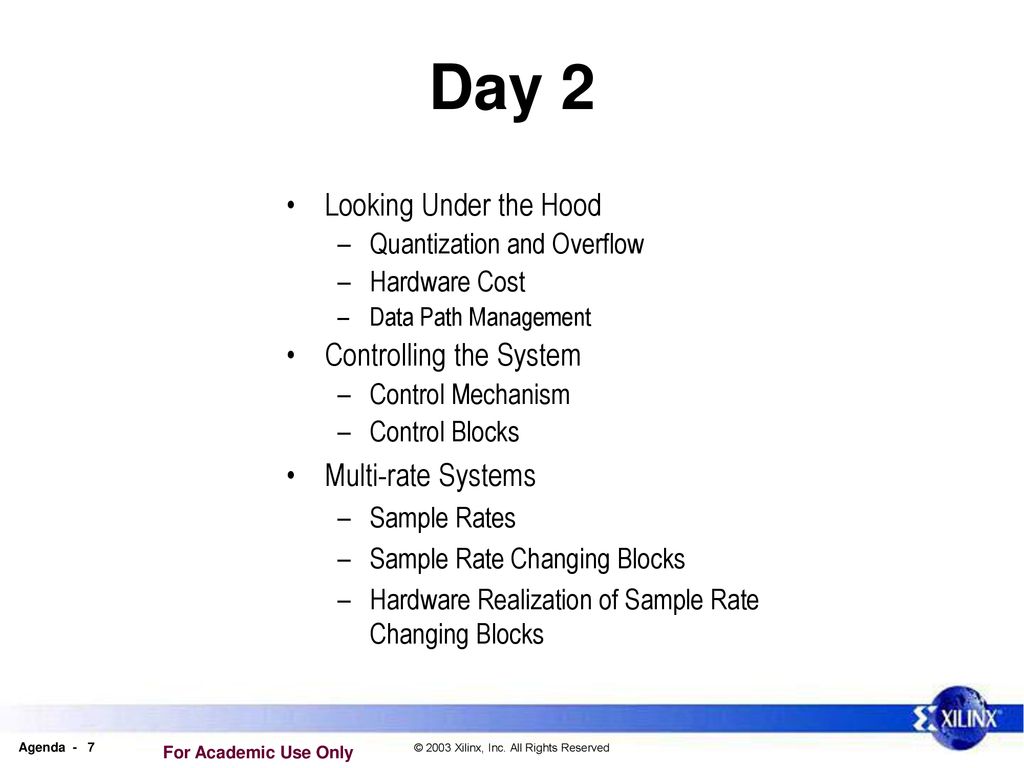 Course agenda dsp design flow ppt download