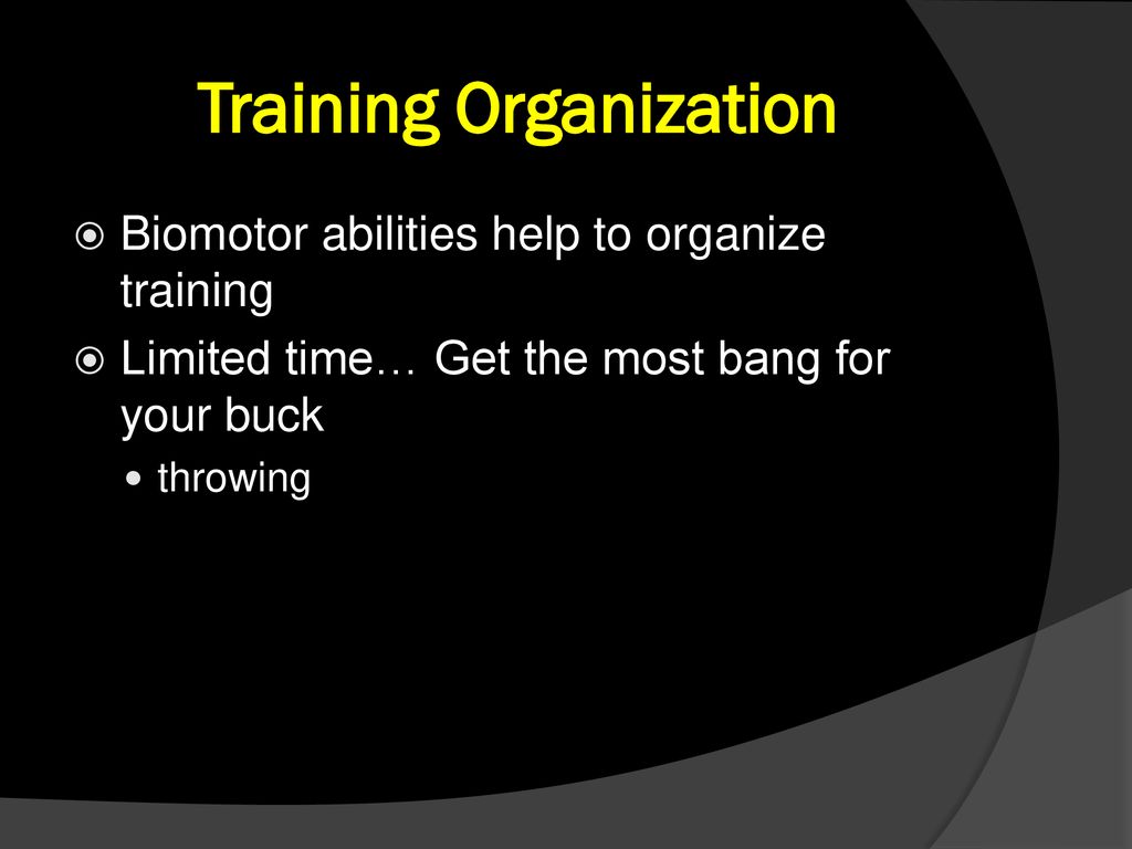Training Organization