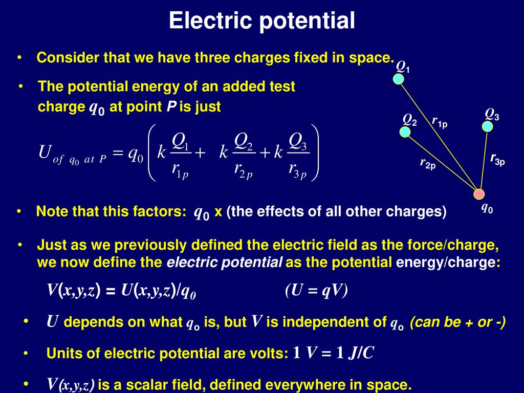 Electric Potential Energy Ppt Download