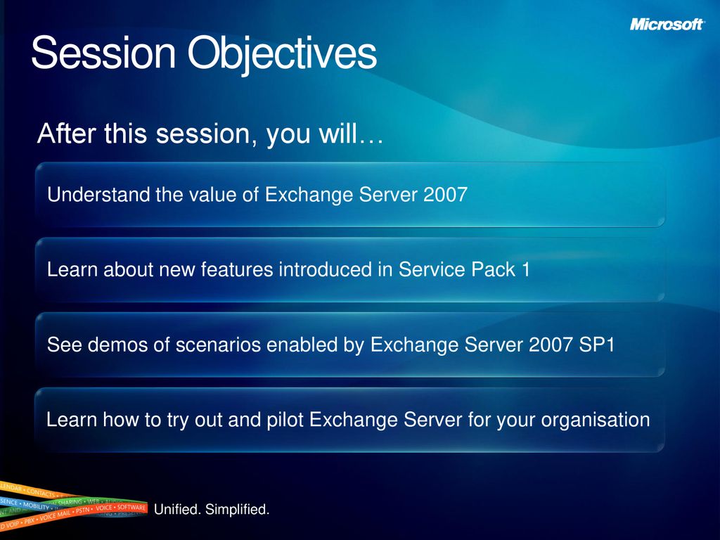 Microsoft Exchange Server 2007 SP1 - ppt download