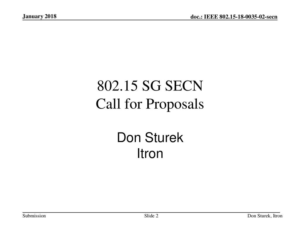 SG SECN Call for Proposals