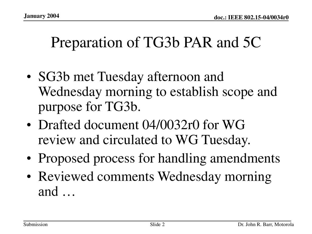 Preparation of TG3b PAR and 5C