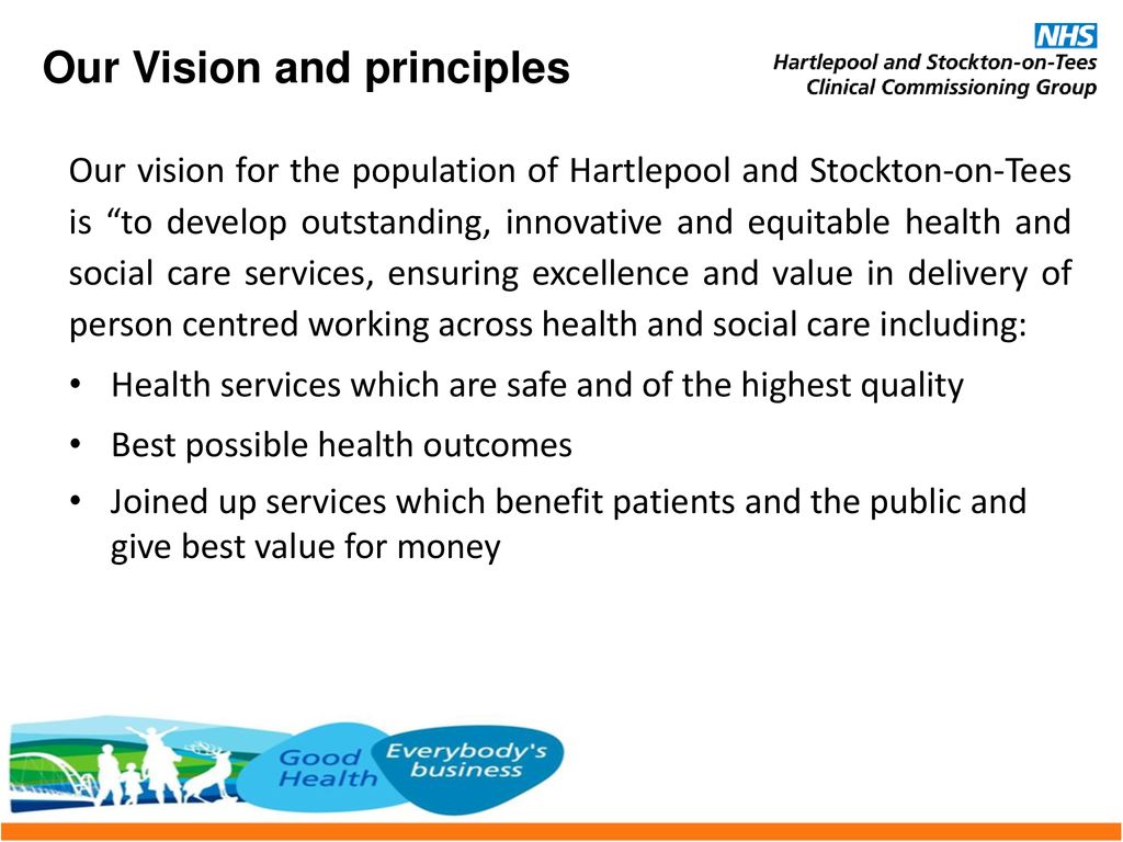 Our Vision and principles