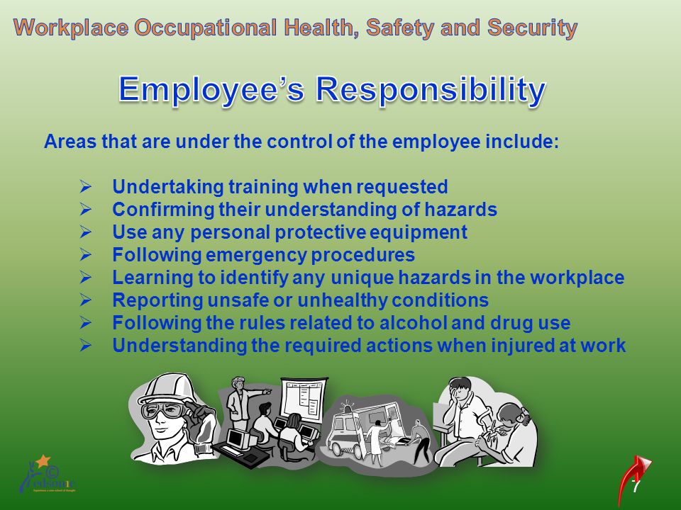 Employee’s Responsibility