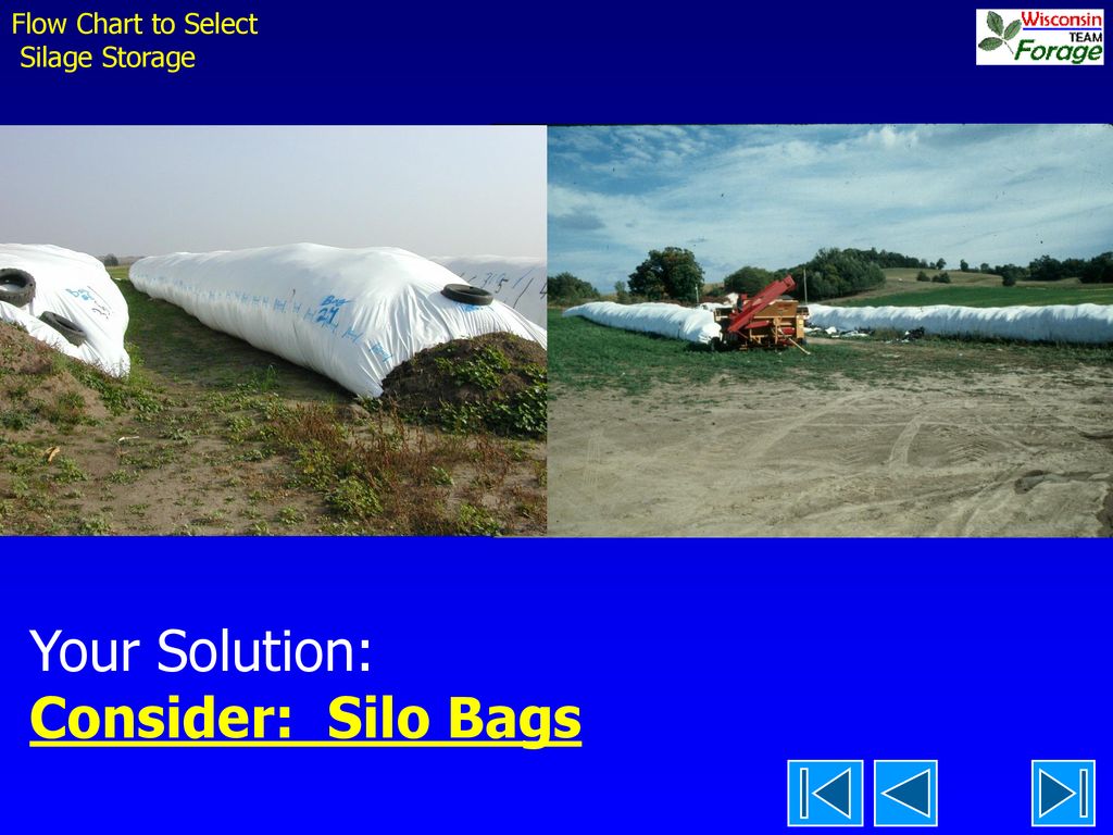 Silage Bag Capacity Chart