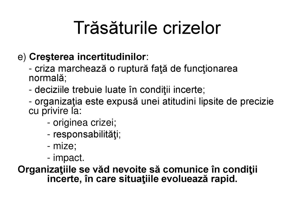 every time Correlate Student T2. Tipuri de crize Definirea crizelor Criza ca oportunitate - ppt download