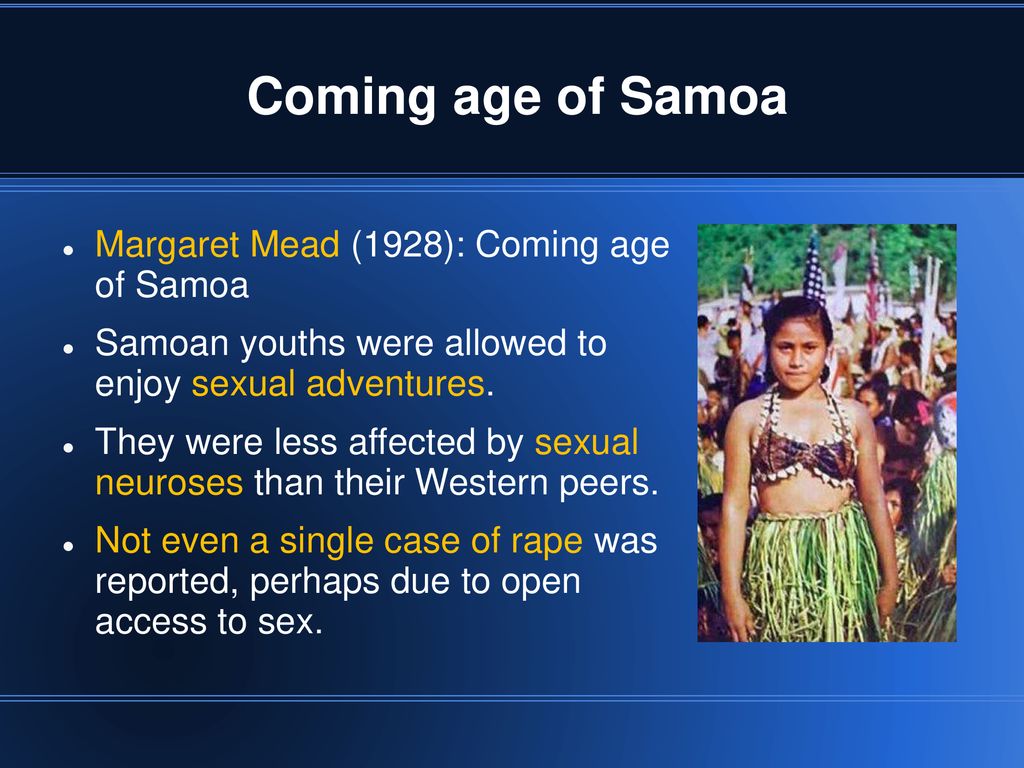 margaret mead coming of age in samoa summary
