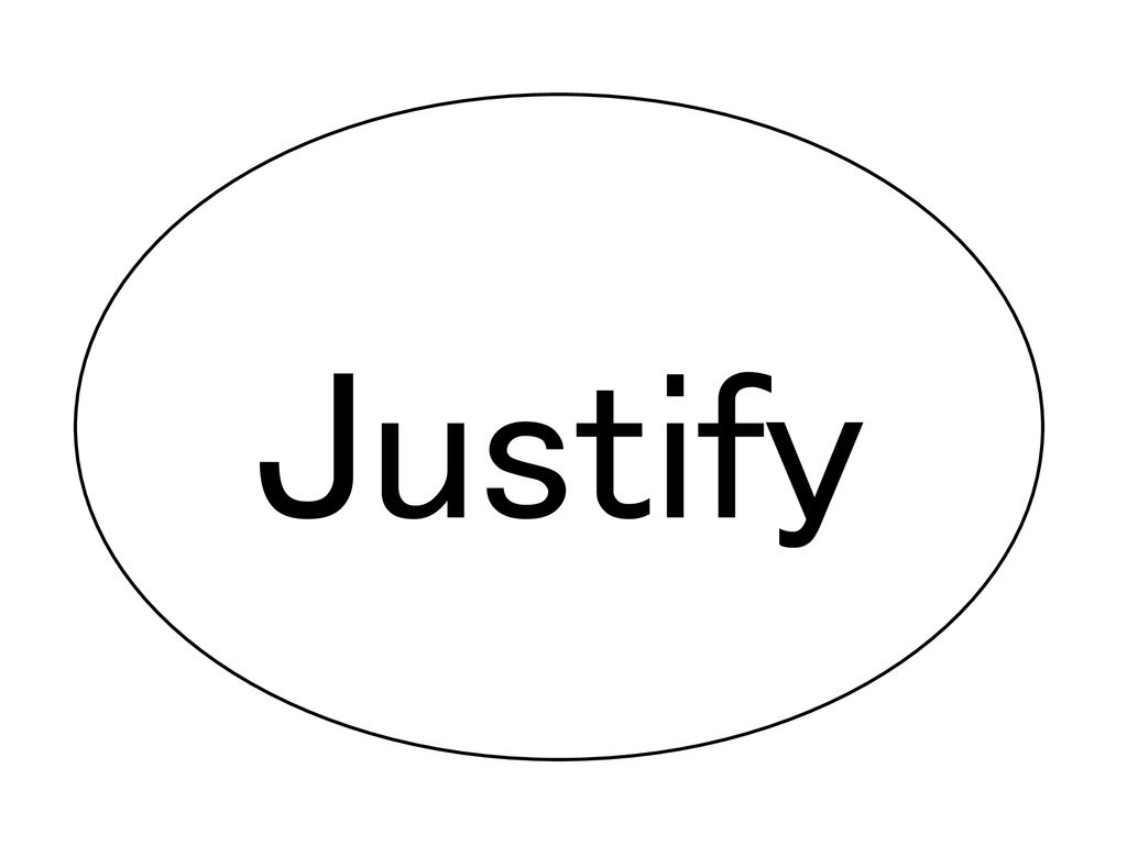 Justify